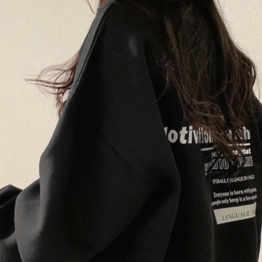 大きめサイズ 裏起毛大きめロゴスウェット暖かトレーナー