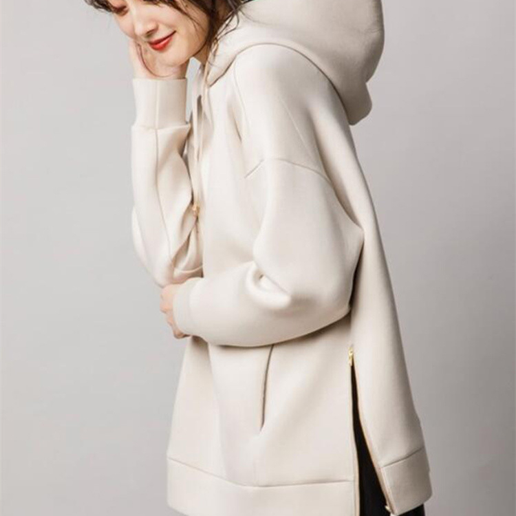 大きめサイズ 秋新作 大きめゆったりパーカー レディース 帽子付き 着回し抜群