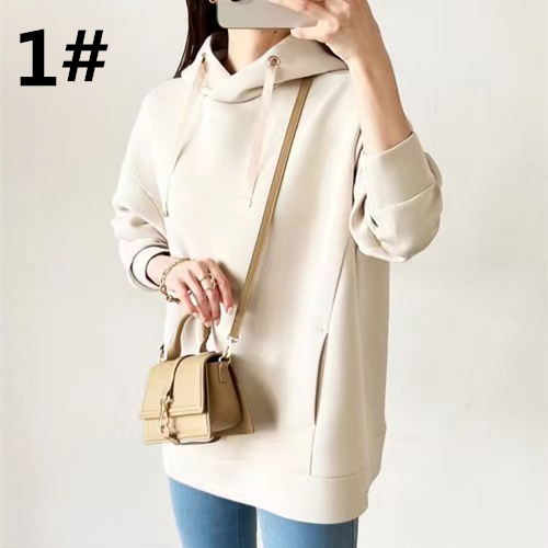 大きめサイズ 秋新作 大きめゆったりパーカー レディース 帽子付き 着回し抜群