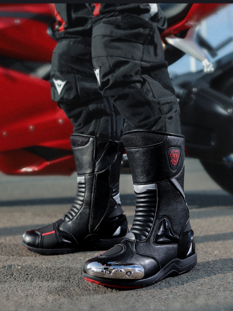 バイクブーツ プロテクトシールド ライディングブーツ