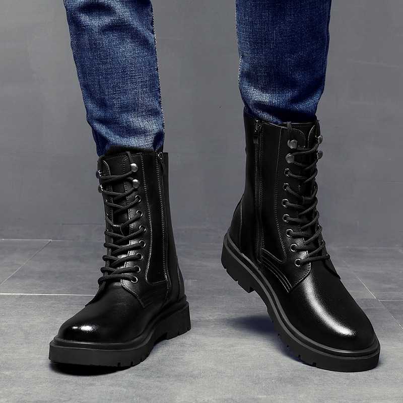 クラシカル サイドジップ バイクブーツ