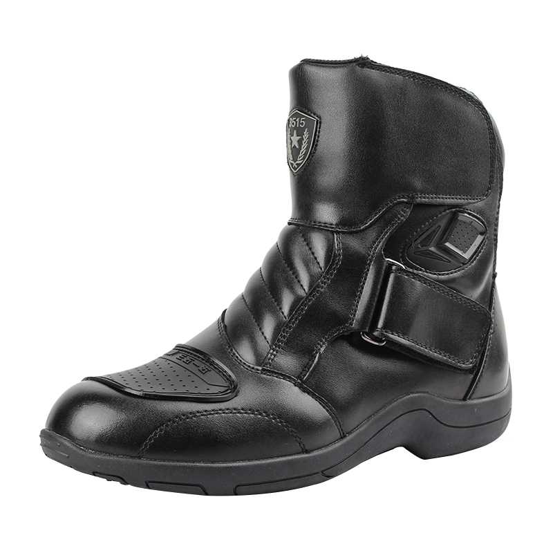バイクブーツ 防護ショートライダーブーツ