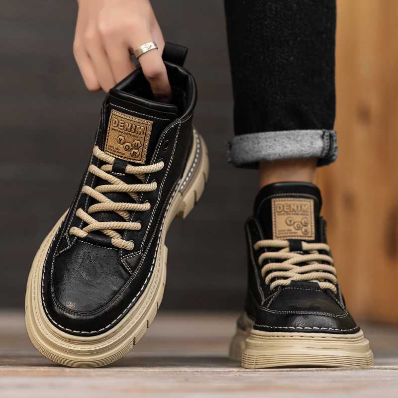 バイクブーツ 本革クラシック バイクショートブーツ