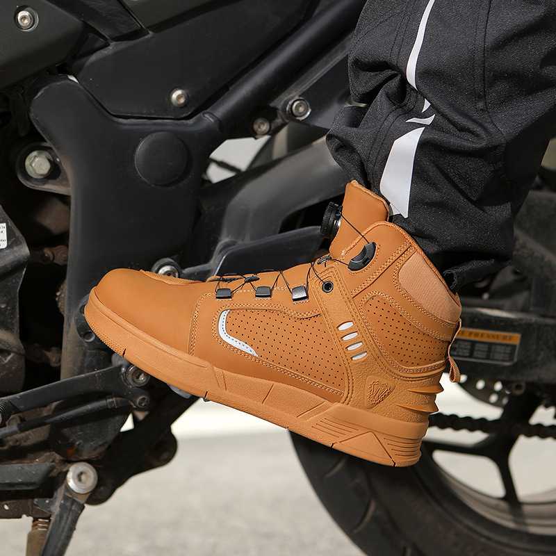 バイクブーツ 防護性能高機能ショートブーツ