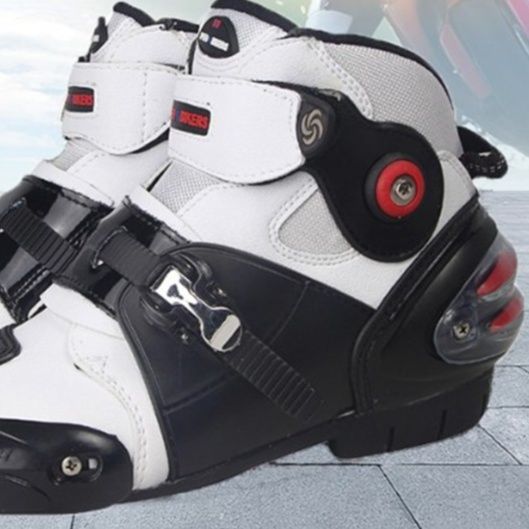 バイクブーツ プロテクター付きライディングショートブーツ ショート