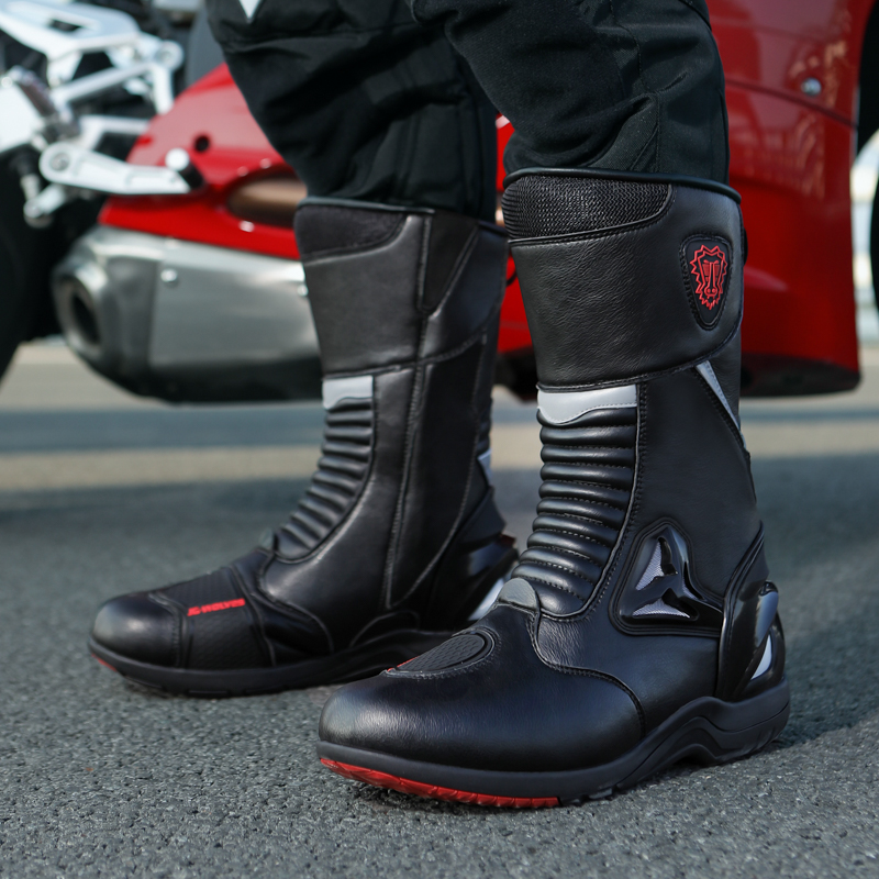 バイクブーツ プロテクトシールド ライディングブーツ