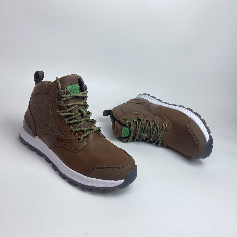 バイクブーツ アウトドア風レースアップバイクショートブーツ