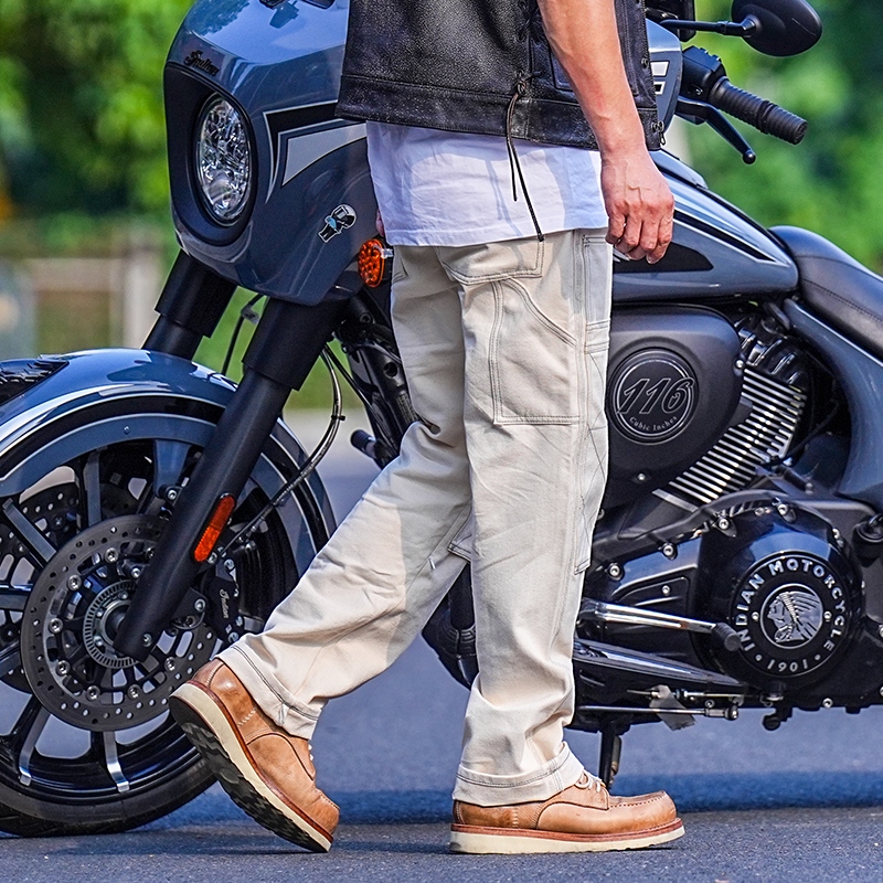 バイク ウェア バイクライディング機能性カーゴパンツ