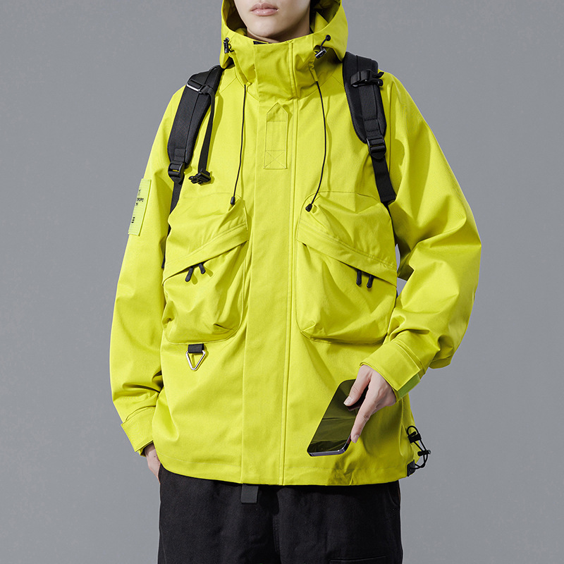 バイク ウェア 多機能防風撥水秋用バイク用フード付きライディングジャケット