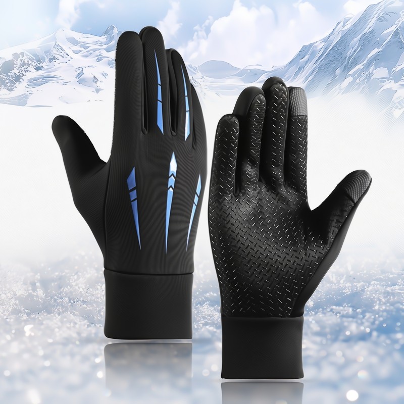 バイク ウェア 防寒防水仕様滑り止め付き多機能グローブ