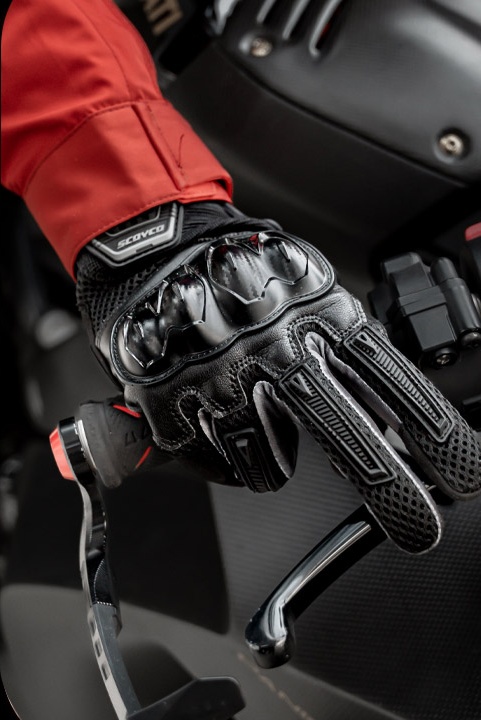 バイク ウェア オールシーズン対応 プロテクター付きバイクグローブ