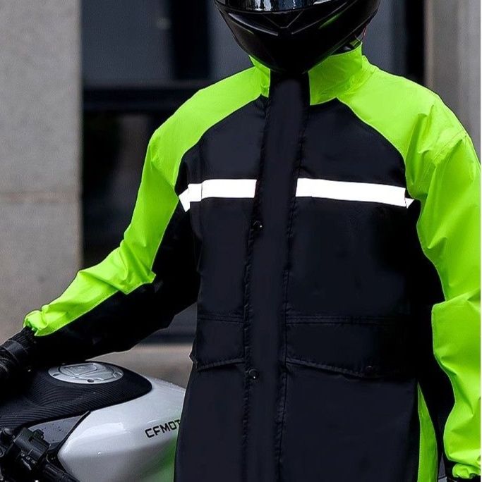 バイク ウェア バイク用防水安全レインスーツ