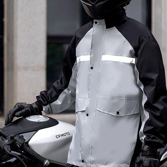 バイク ウェア バイク用防水安全レインスーツ レインウェア