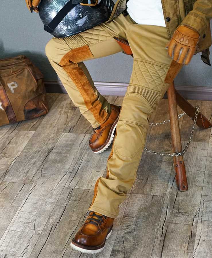 バイク ウェア キルティング加工 プロテクトライディングパンツ