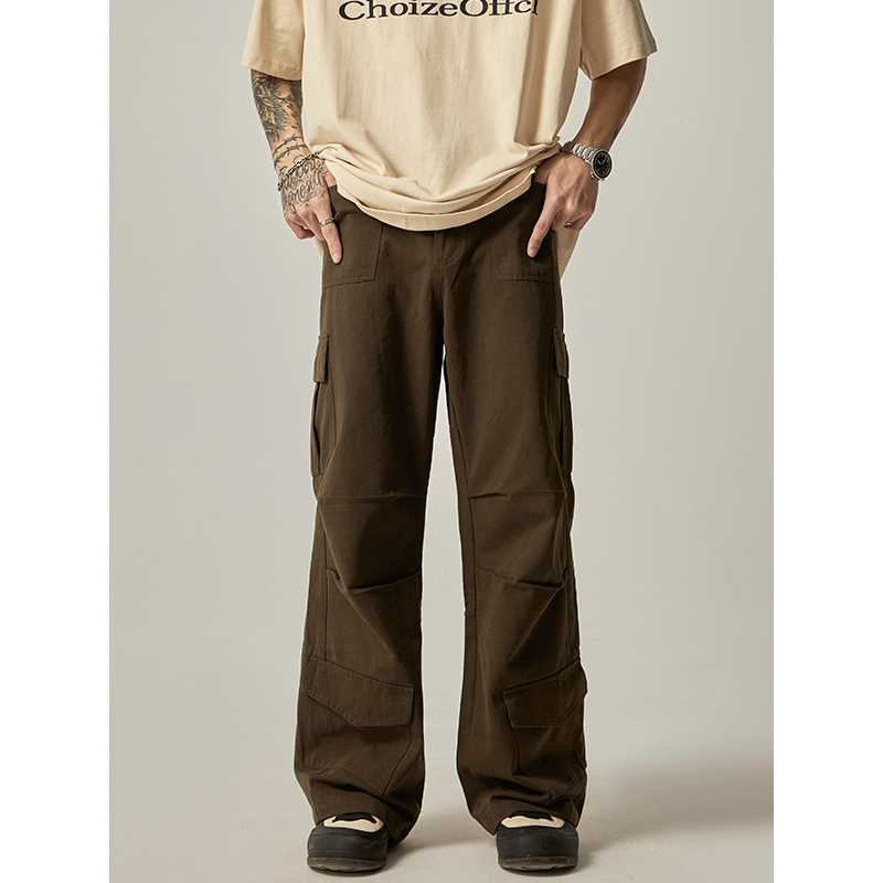 バイク ウェア 多機能ワイドカーゴパンツ バイク向け