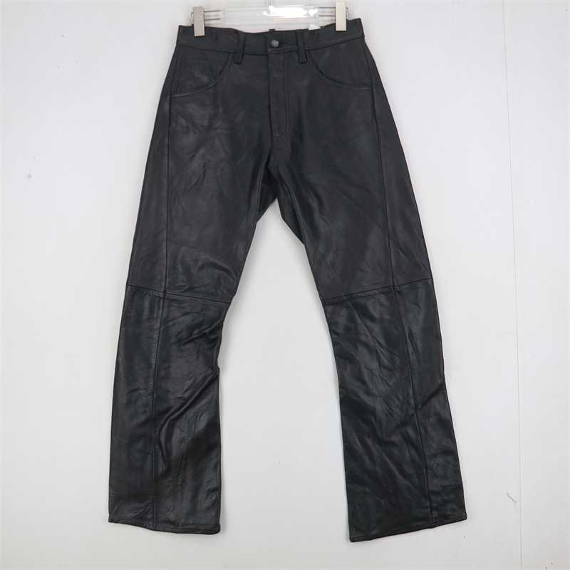 バイク ウェア 本革製 ライディングパンツ 耐久性抜群
