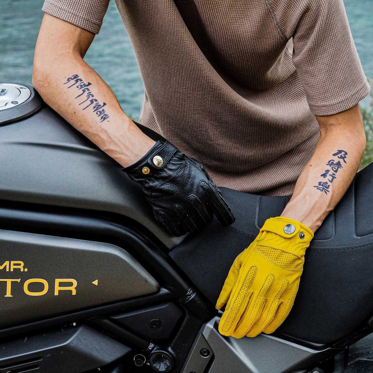 バイク ウェア 匠技 本革 バイク操縦手袋