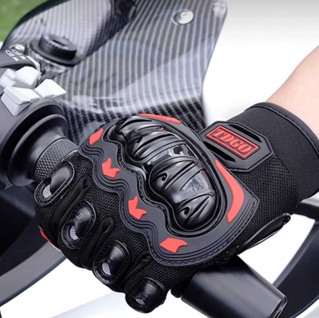バイク ウェア プロテクト機能付き通気性バイク用グローブ
