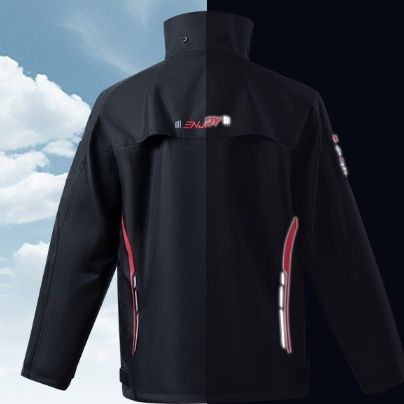 バイク ウェア 夜間反射機能付き全天候対応防水雨合羽上下組