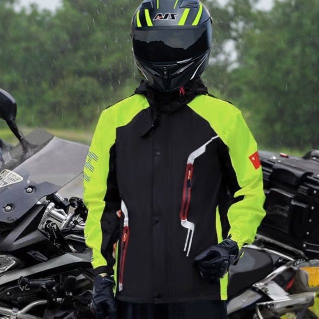 バイク ウェア プロ仕様高防水指数一万五千防暴雨套装