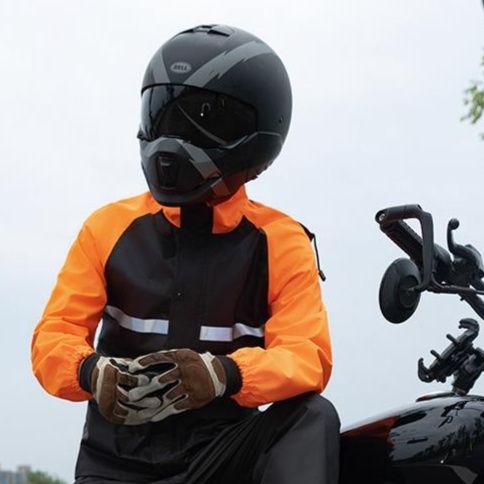 バイク ウェア 多機能防水二輪車専用雨具上下セット