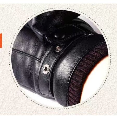 バイク ウェア 高級本革タッチパネル対応防寒グローブ