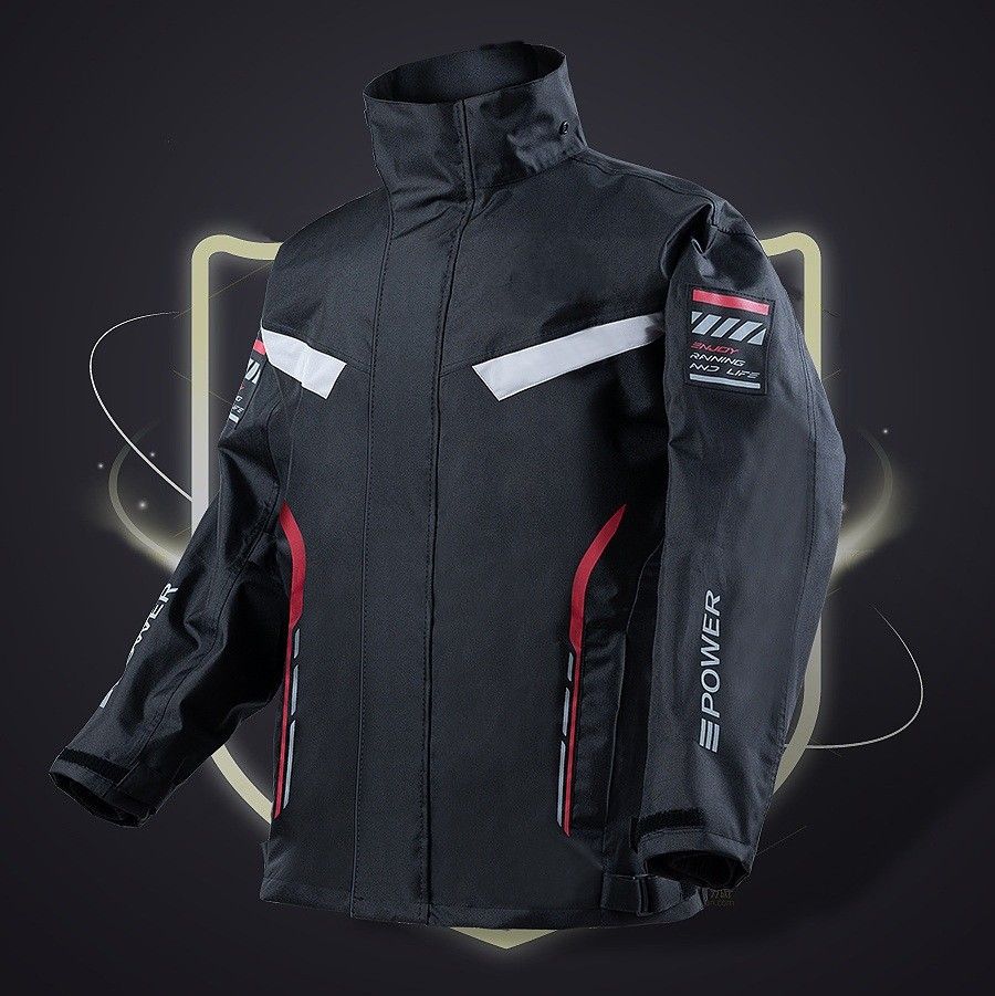 バイクウェア レインスーツ 暴雨対応 無縫製 上下セット 反射仕様