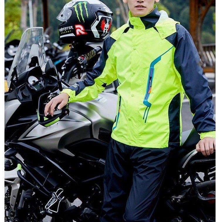 バイクウェア 防水15000 完全防水レインウェア 透湿×反射材仕様