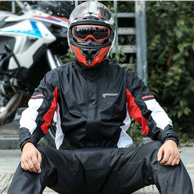 バイク ウェア 全天候対応防水透湿レインウェアライディングジャケット