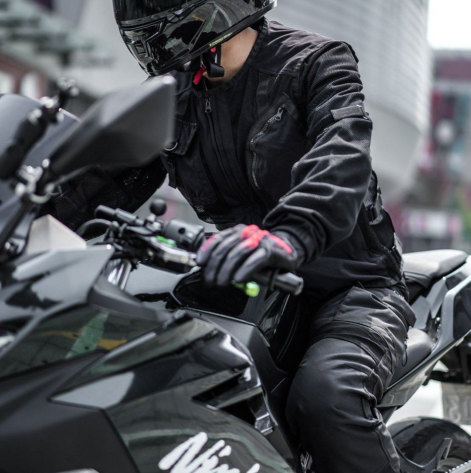 バイク ウェア 秋用 メッシュ 高通気 防護具付き 転倒保護 ライディングウェア