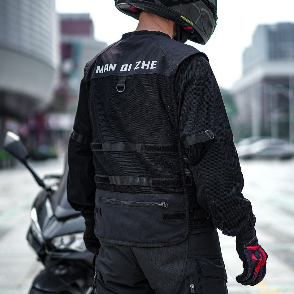 バイク ウェア 秋用 メッシュ 高通気 防護具付き 転倒保護 ライディングウェア