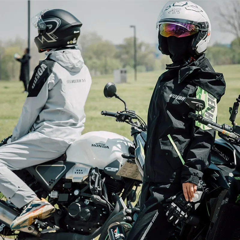 バイク ウェア レインウェア 二輪専用高機能防水上下セット