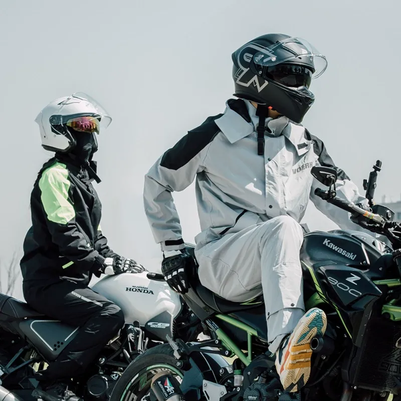 バイク ウェア レインウェア 二輪専用高機能防水上下セット