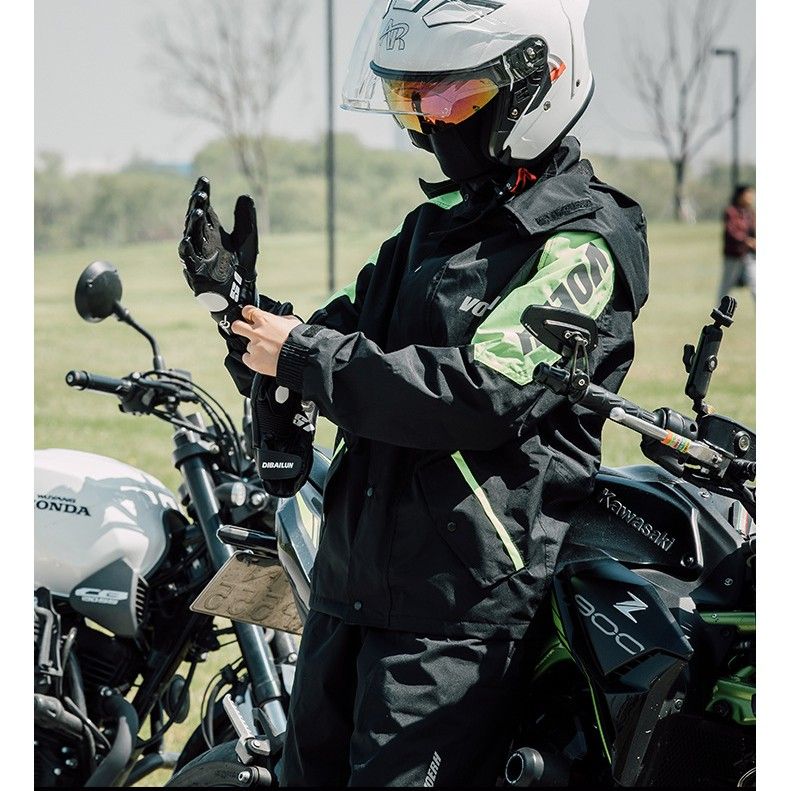 バイク ウェア レインウェア 二輪専用高機能防水上下セット