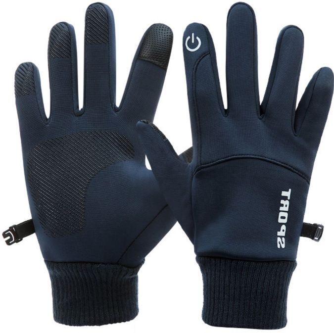 バイク ウェア 防風防寒滑り止め付きタッチパネル対応グローブ