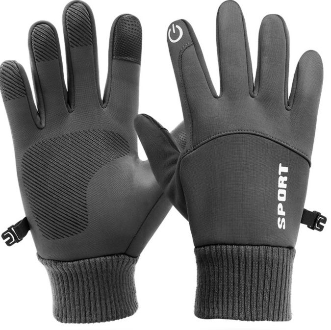 バイク ウェア 防風防寒滑り止め付きタッチパネル対応グローブ