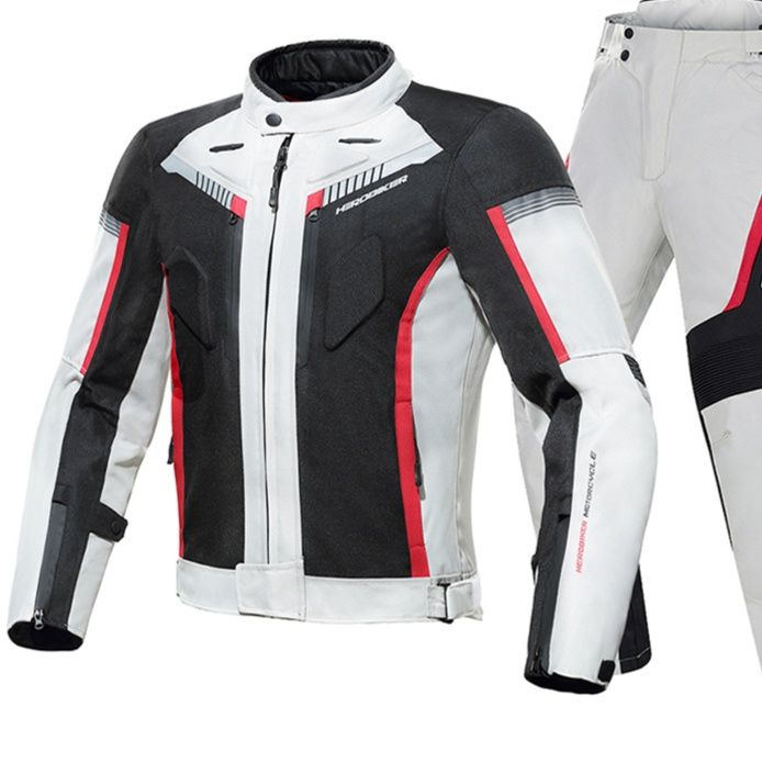 バイク ウェア 防風防寒プロテクター付き上下セット