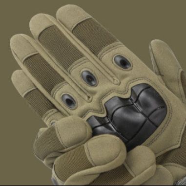 バイクウェア 硬質ナックルガード付き本格戦術型グローブ