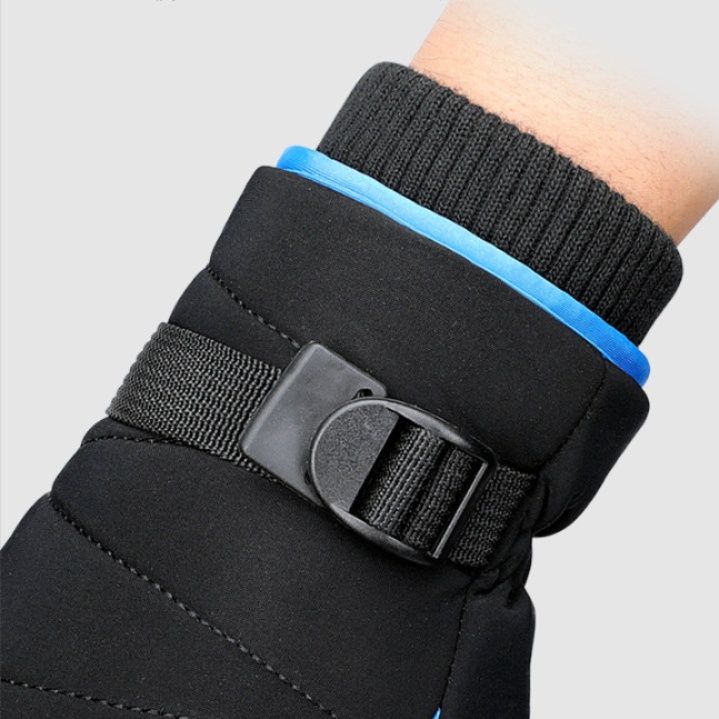 バイク ウェア 防風保温機能付き袖口調整可能バイク用グローブ