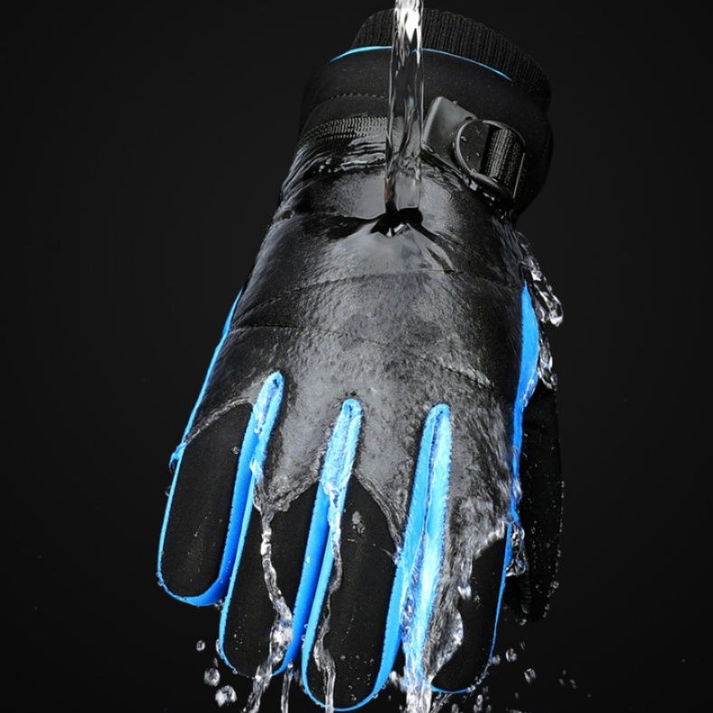 バイク ウェア 防風保温機能付き袖口調整可能バイク用グローブ