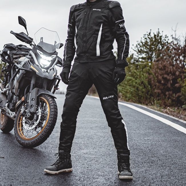 バイク ウェア プロテクター搭載ツーリングライディングパンツ パンツ