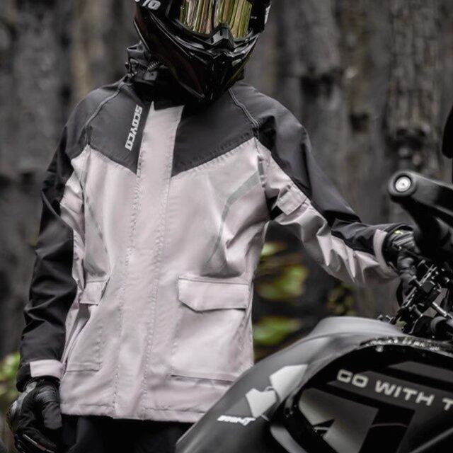 バイク ウェア 春風快適通気性抜群ツーリングライディングジャケット