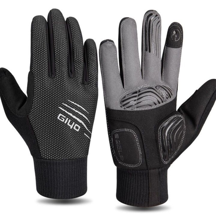 バイク ウェア 衝撃吸収パッド付き防振防寒バイクグローブ