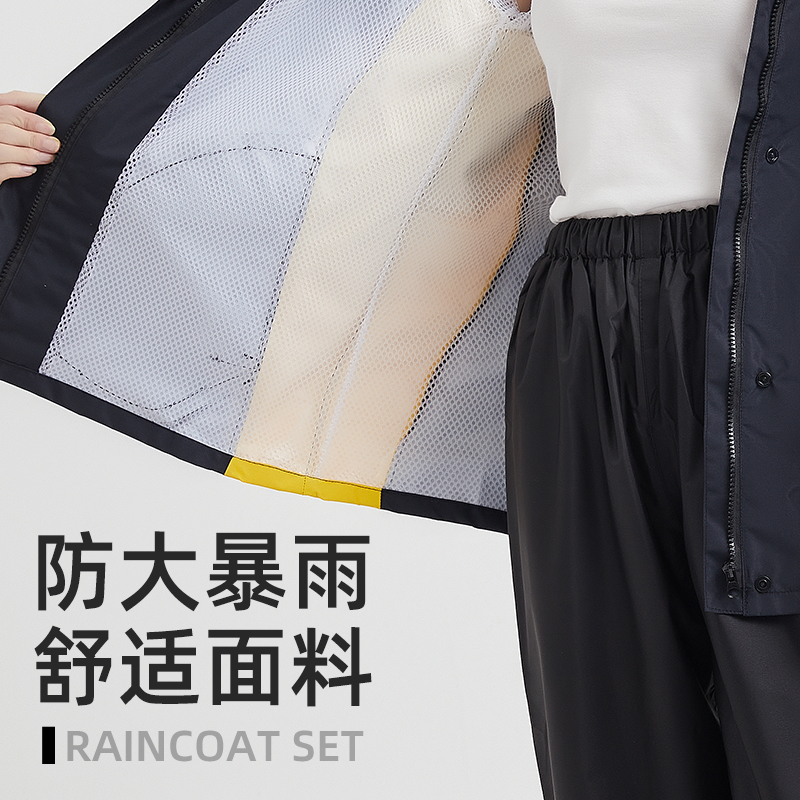 バイク ウェア プロ仕様防水透湿上下セット雨具