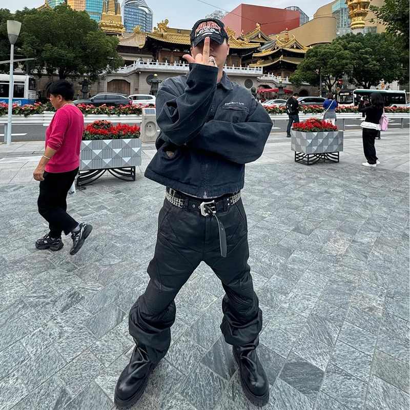 バイク ウェア ライダー向け機能性ワイドパンツ