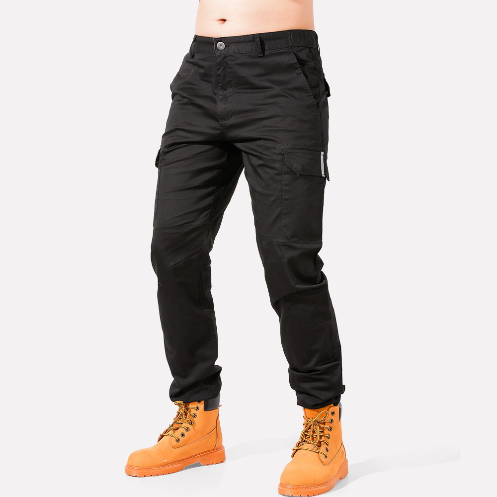 バイク ウェア 多機能カーゴポケット付き裾絞りライディングパンツ