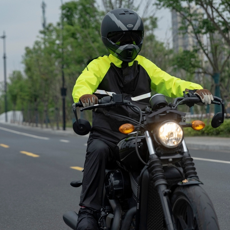 バイク ウェア 多機能防水二輪車専用雨具上下セット