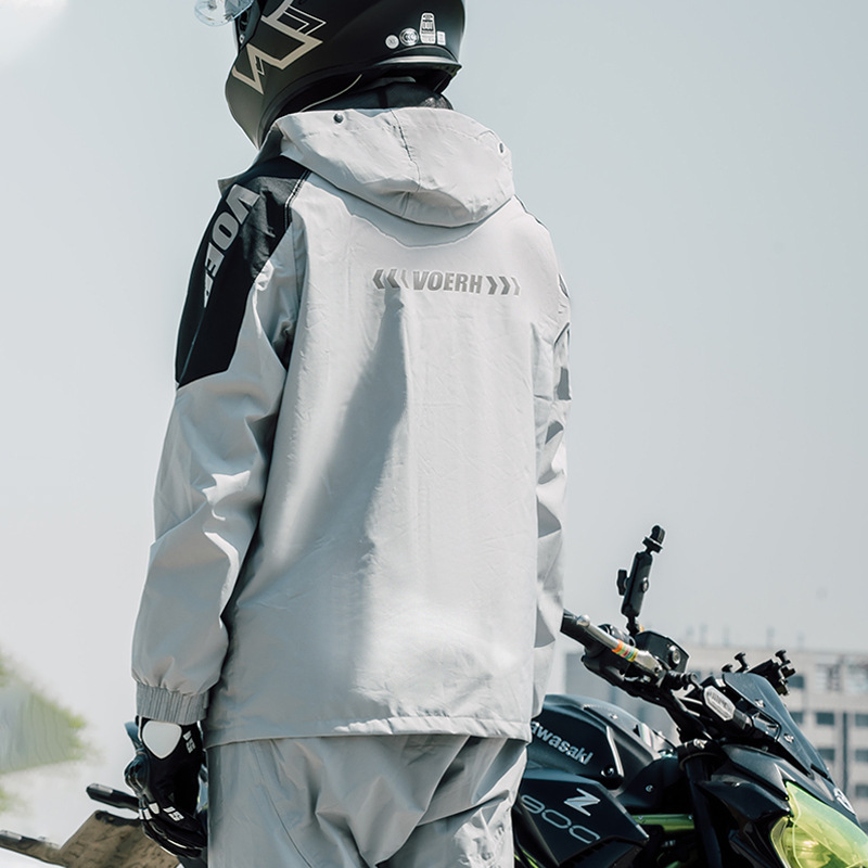 バイク ウェア 全天候対応プロテクション防水上下セット