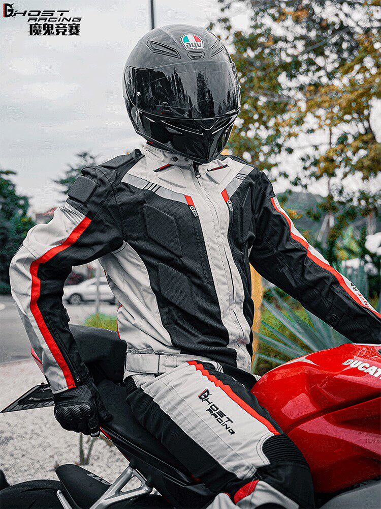 バイク ウェア 春風快走レーシングライダースーツ上下セット