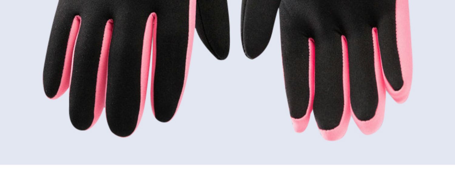 バイク ウェア 配色パイピング仕様マジックテープ式ライディンググローブ